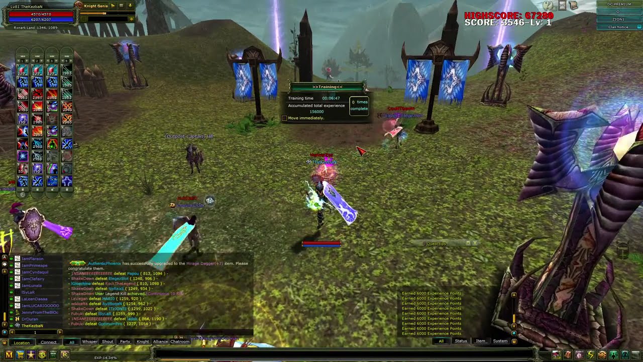 Knight online SteamKO DC pre İLE farm VE PİLAVLI SOHBET