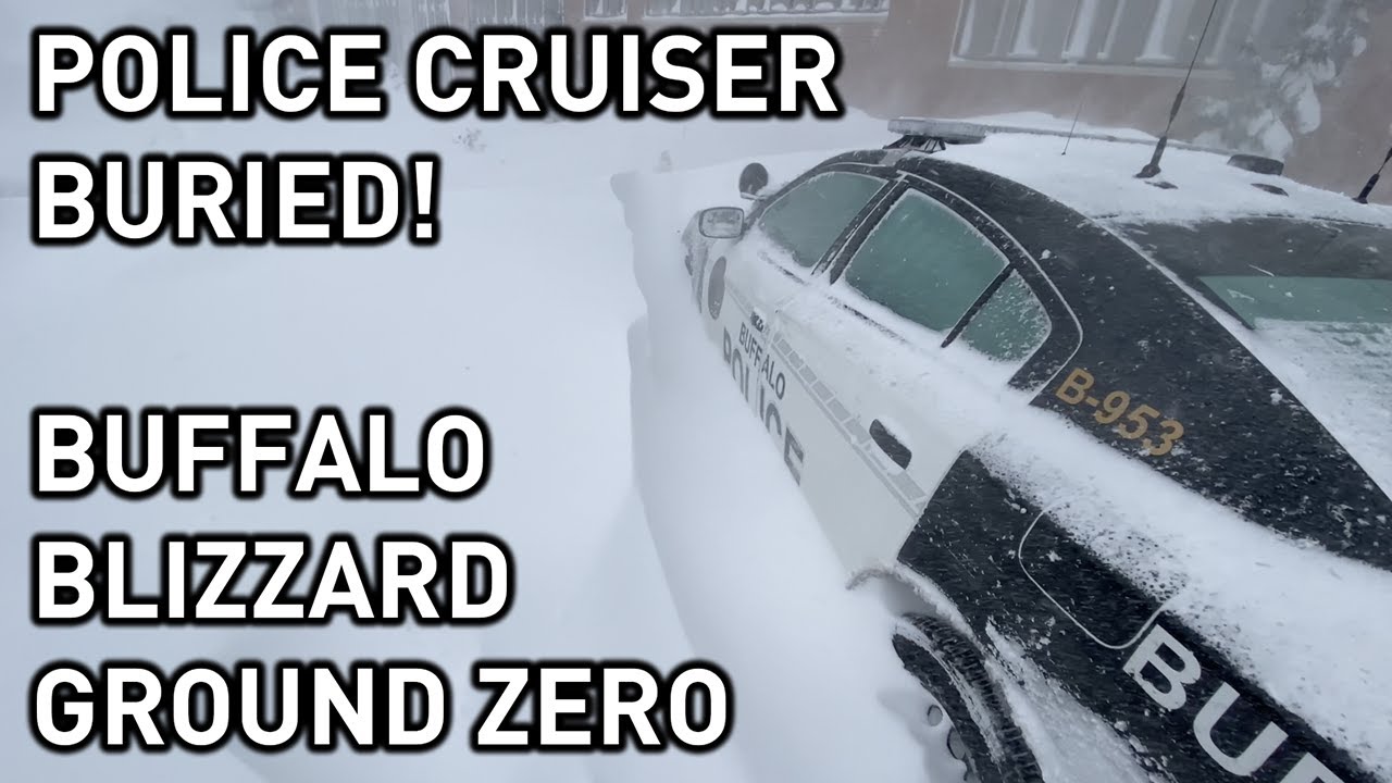 Police cars buried in 15 foot SNOW DRIFTS! Buffalo ground zero from once-in-a-generation blizzard!