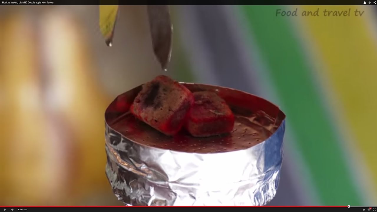 Hookah Making | Double Apple Kiwi Flavour | 4K Ultra HD VIDEO | FOOD & TRAVEL TV