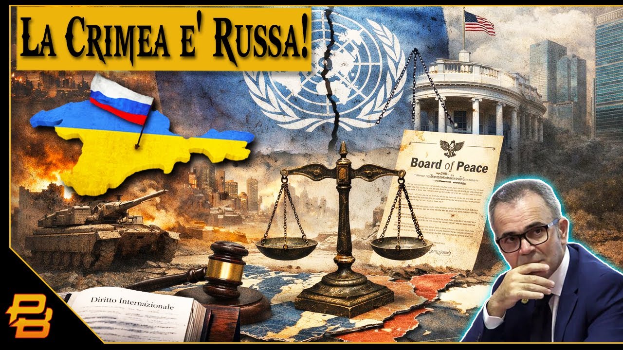 Live #554 ⁍ La Crimea è Russa! - Board of Peace & sfida all’ONU e al Diritto - con Prof G. Paccione