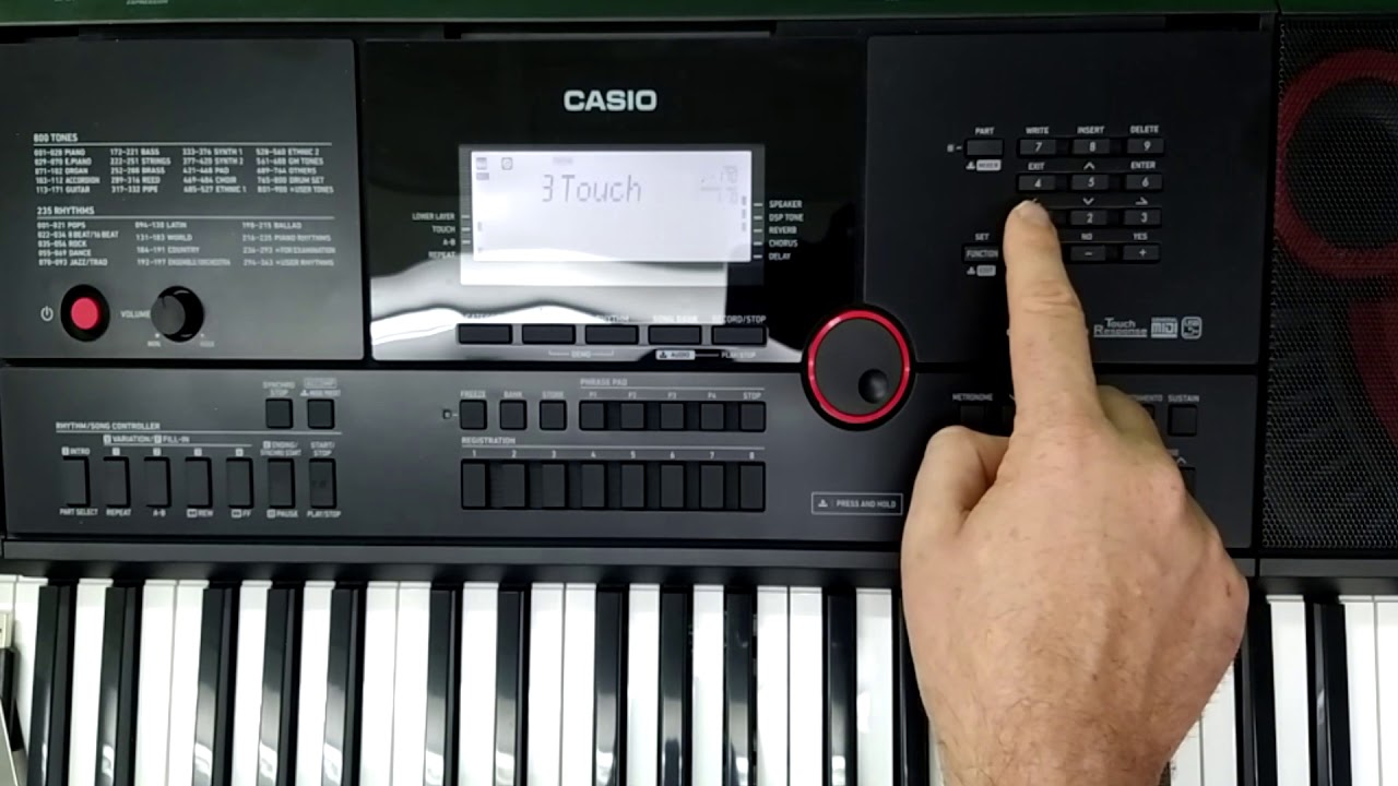 Como formatar o pendrive no teclado casio ctx 3000 ctx 5000