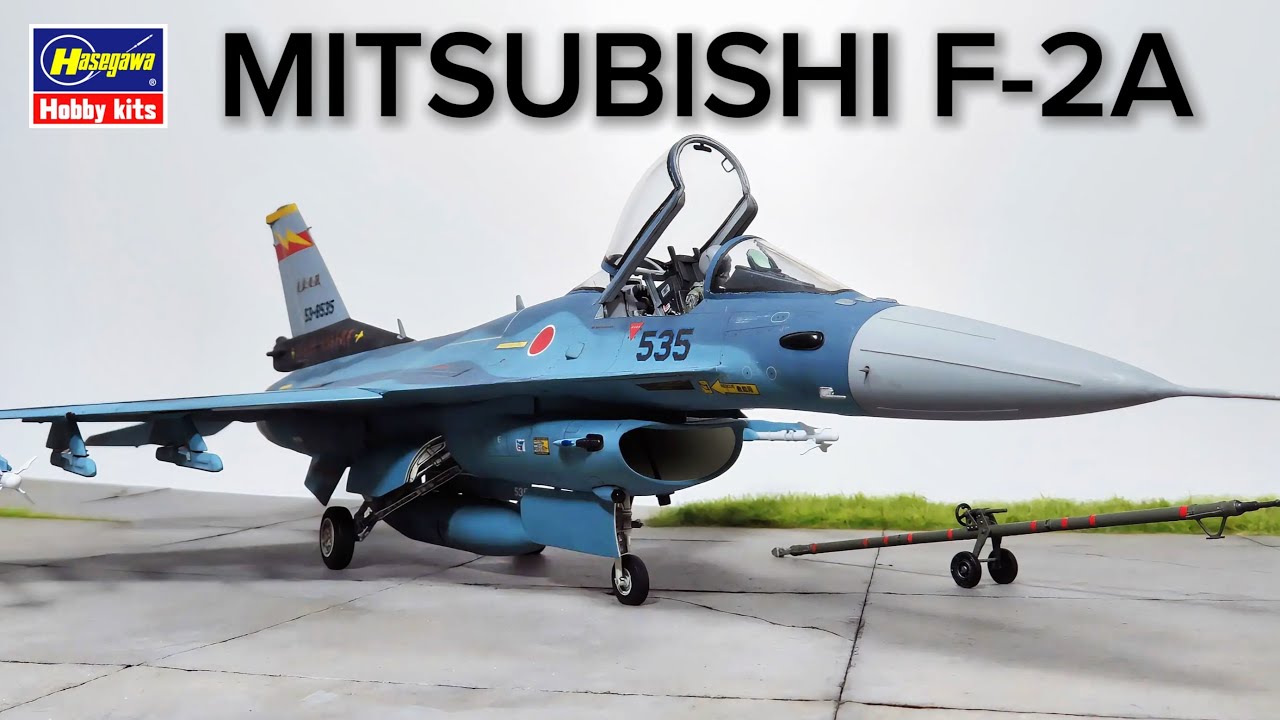 HASEGAWA  F-2A VIPER ZERO (1/48) - FULL OUT OF BOX BUILD - No Aftermarket!