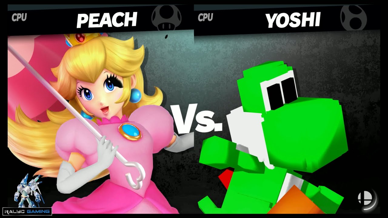 Classic Peach vs Minecraft Yoshi