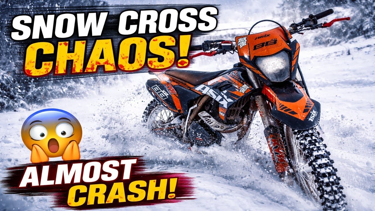 This ride almost ended badly | Asix xb88 300 🏍️🌨️