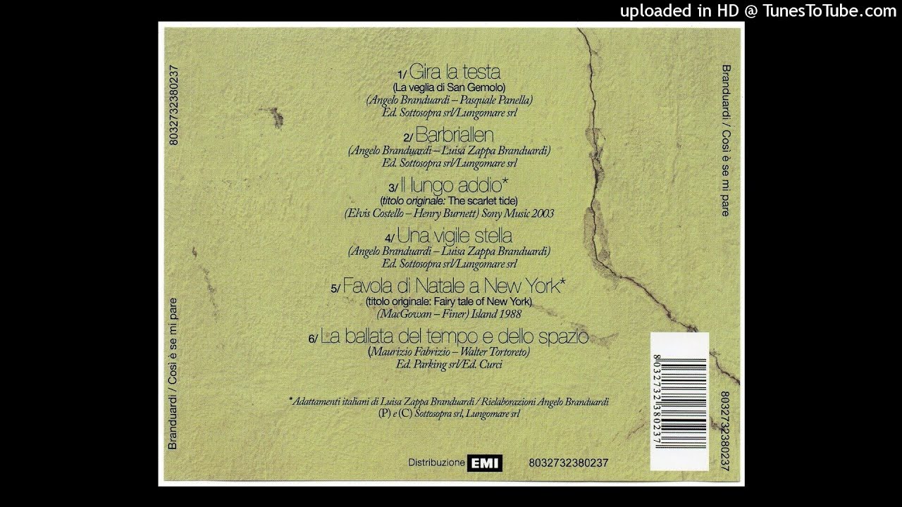 Angelo Branduardi &lrm;&ndash; Barbriallen