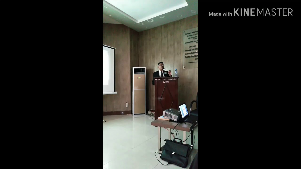 Lecture delivered by Barrister Ch Saad Nasrallah on intellectual property laws