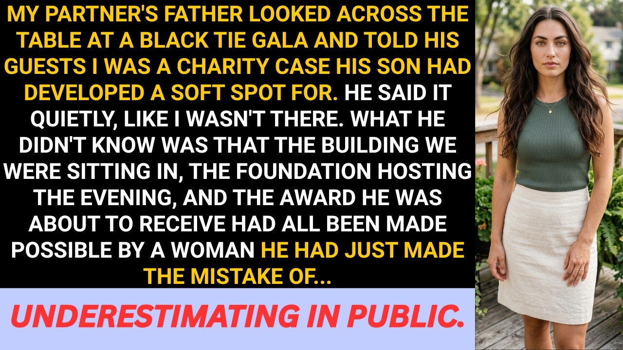 He Called Me Beneath His Family At His Own Gala — He Didn't Know I Funded The Room He Was Standing