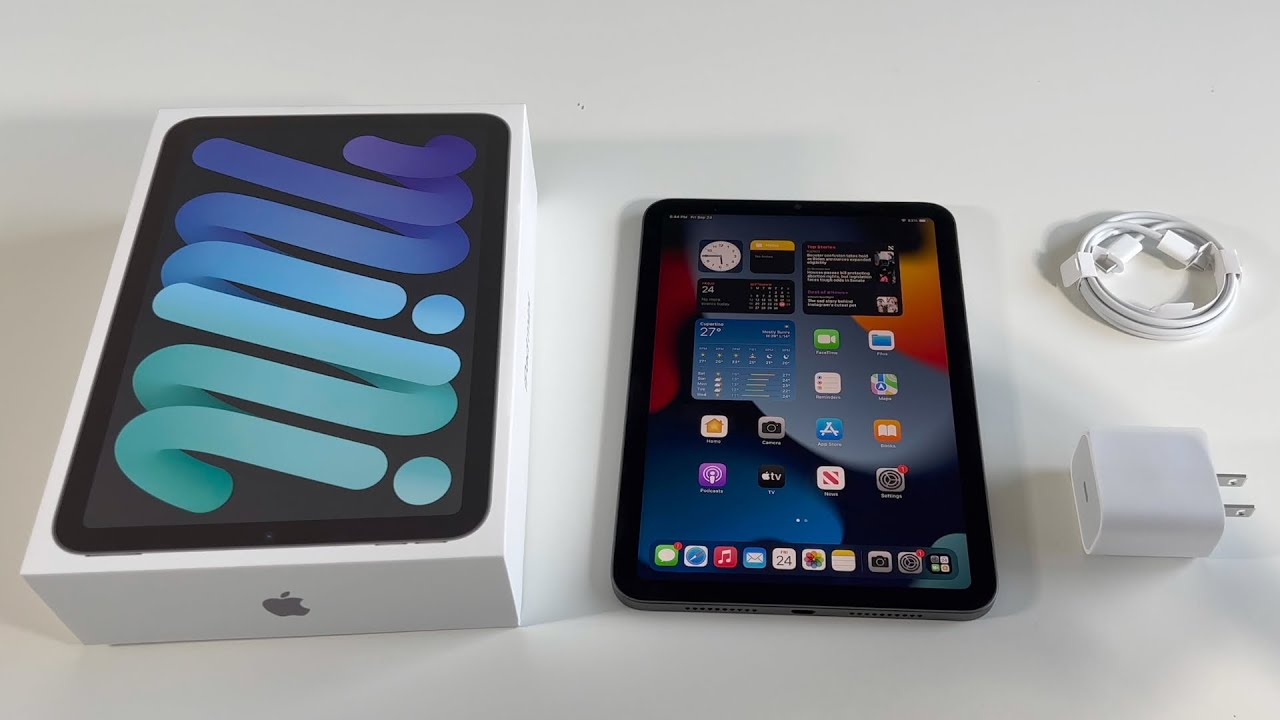 Распаковка iPad Mini: «Космический серый»!
