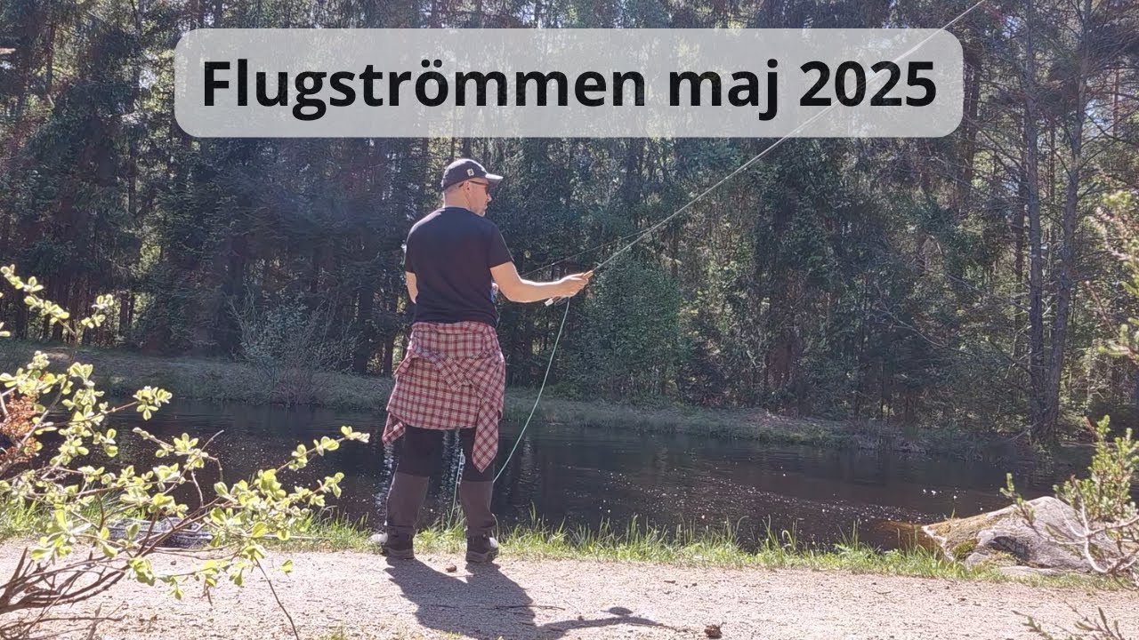 Flugströmmen Maj 2025 - besöker Harasjömåla för flugfiske, lite mete och spinnfiske efter regnbåge