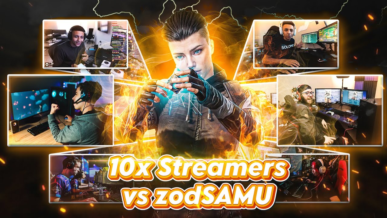 10 + Streamers Shocked by My Skills & Reported 🔥 zodSAMU vs Streamers | One Hand Player| BGMI/PUBG