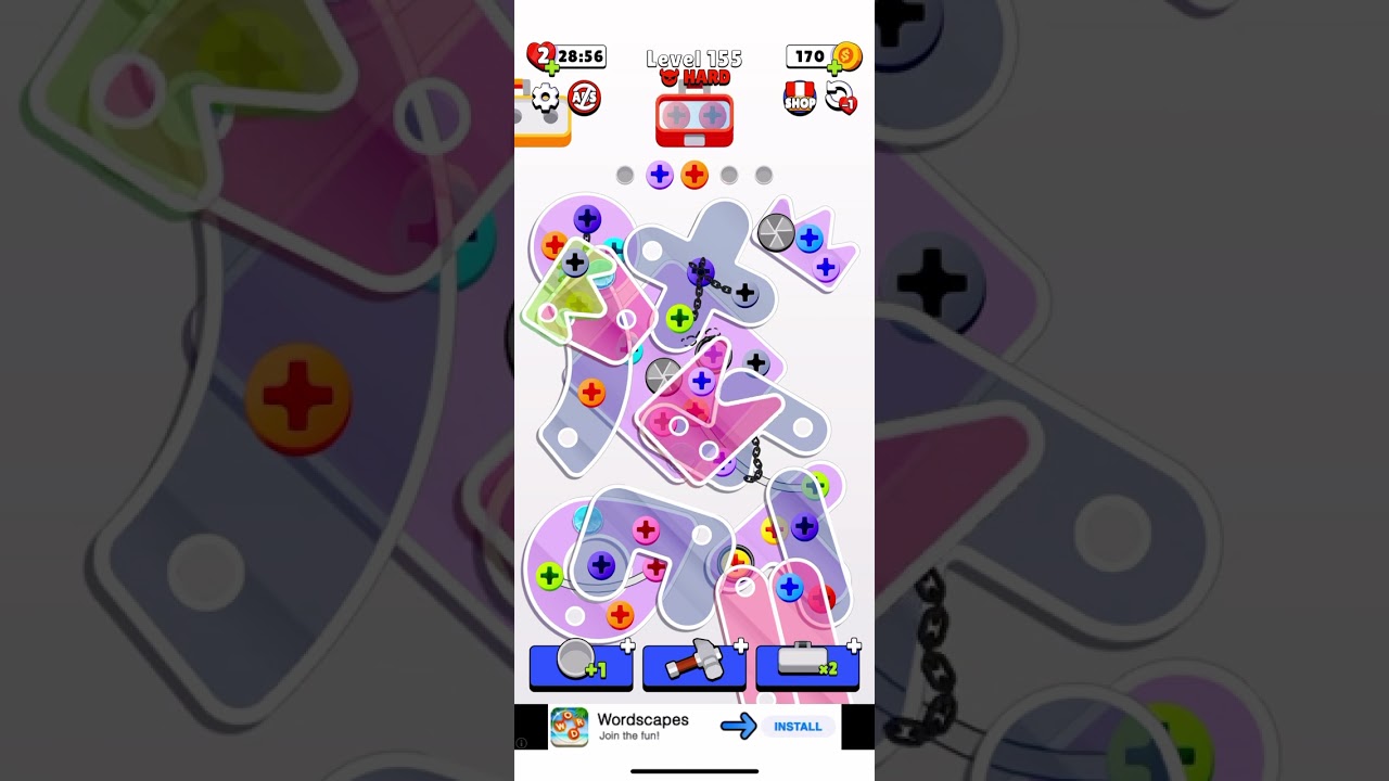 Screw Jam Level 155