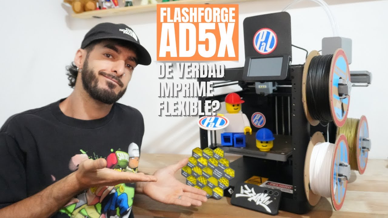 FLASHFORGE ADX5 - la Impresion 3D multicolor mas BARATA
