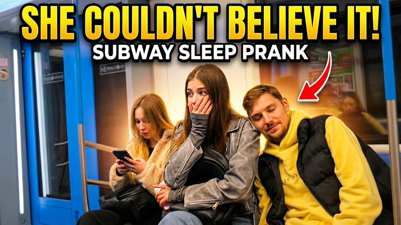 FAKE SLEEPING ON STRANGERS | SUBWAY PRANK