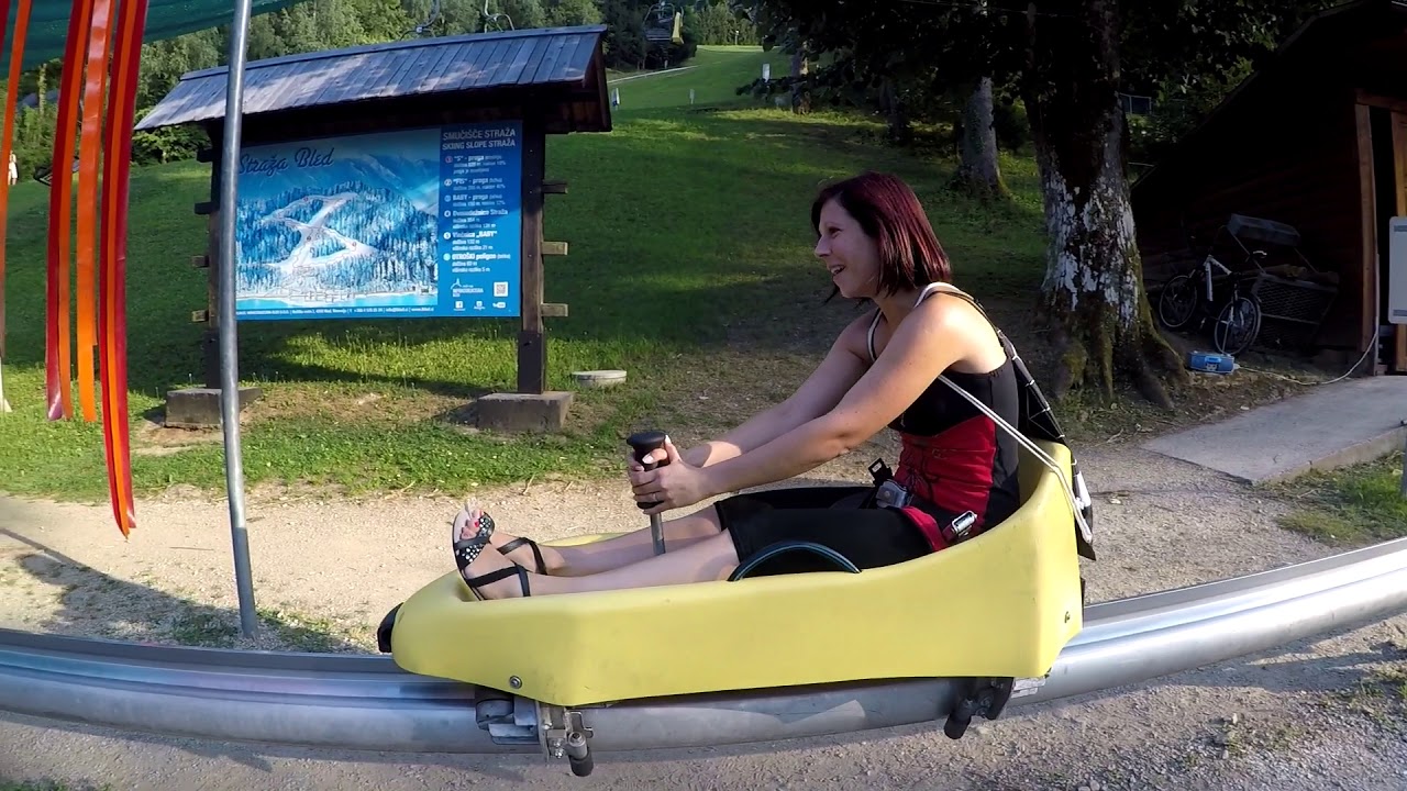 Poletno sankanje na Bledu