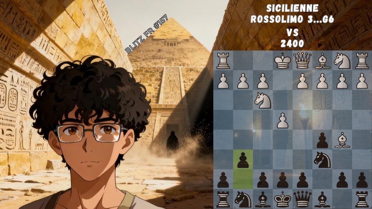 ⏳Sicilienne Rossolimo : Manœuvres et cassages de pions⏳