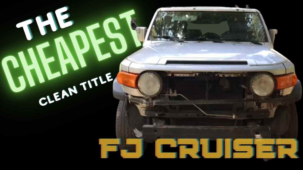 FJ Cruiser Rebuild Part 1: Tow and Inspect Damage on my $2,500 FJ