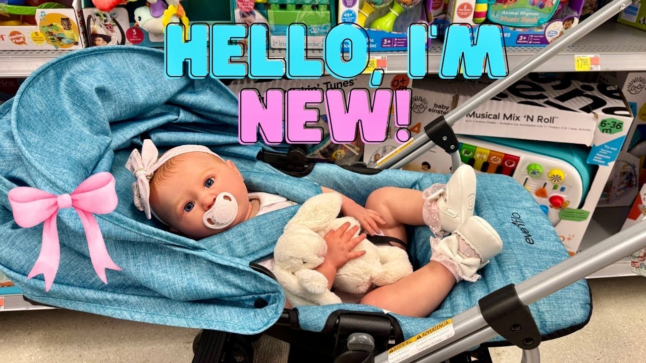 New Reborn Toddler Outing & Haul! Mommy & Me Day Roleplay!