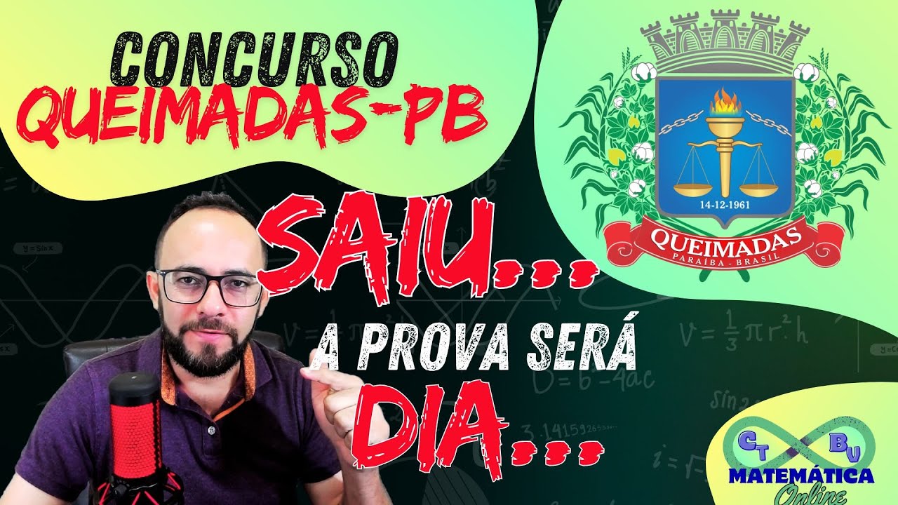 CONCURSO QUEIMADAS-PB - SAIU!!
