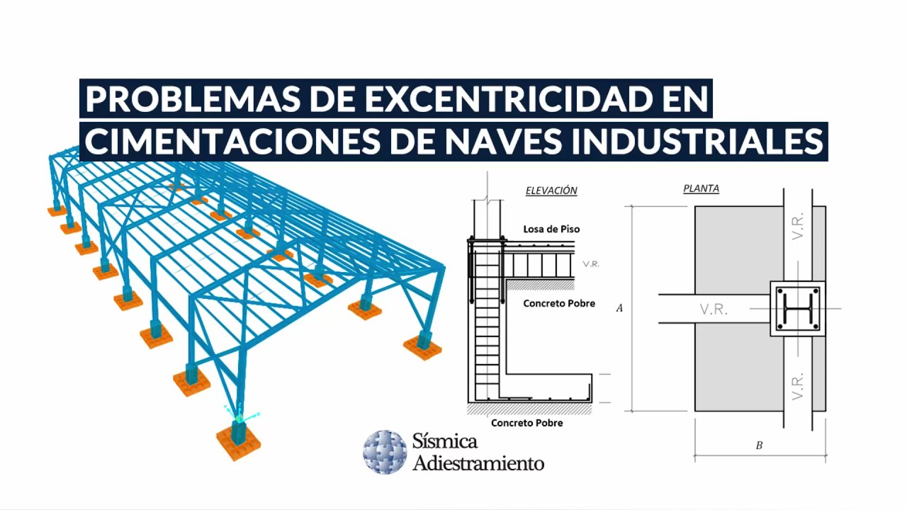 Problemas de excentricidad en Cimentaciones de Naves Industriales