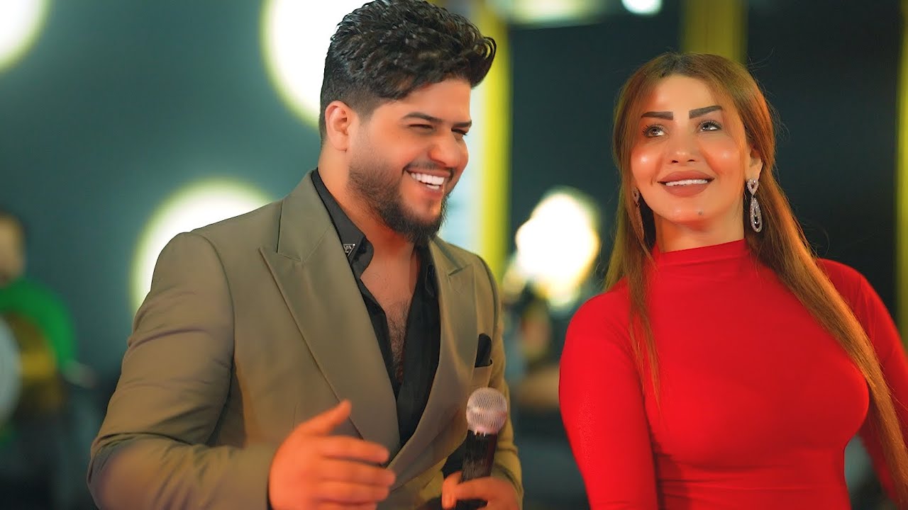 حارث العربي وزينب طماطه حفله جديده فول لابسه احمر لابسه احمر مرت زنيبه علينه 2024 حفله نار