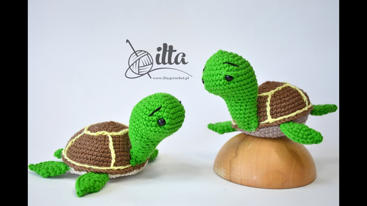 Jak zrobić szydełkiem żółwia - ilta4crochet