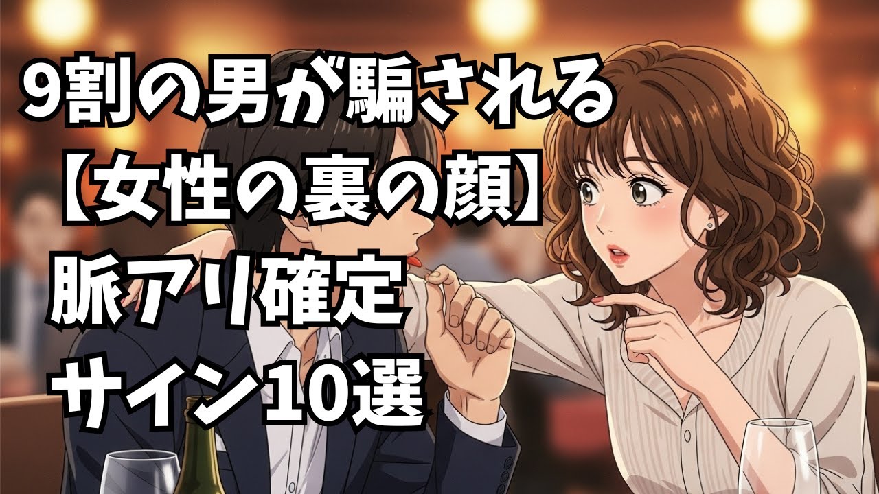 9割の男が見抜けない⚠️女性の「社交辞令」と「本音」の見分け方３選