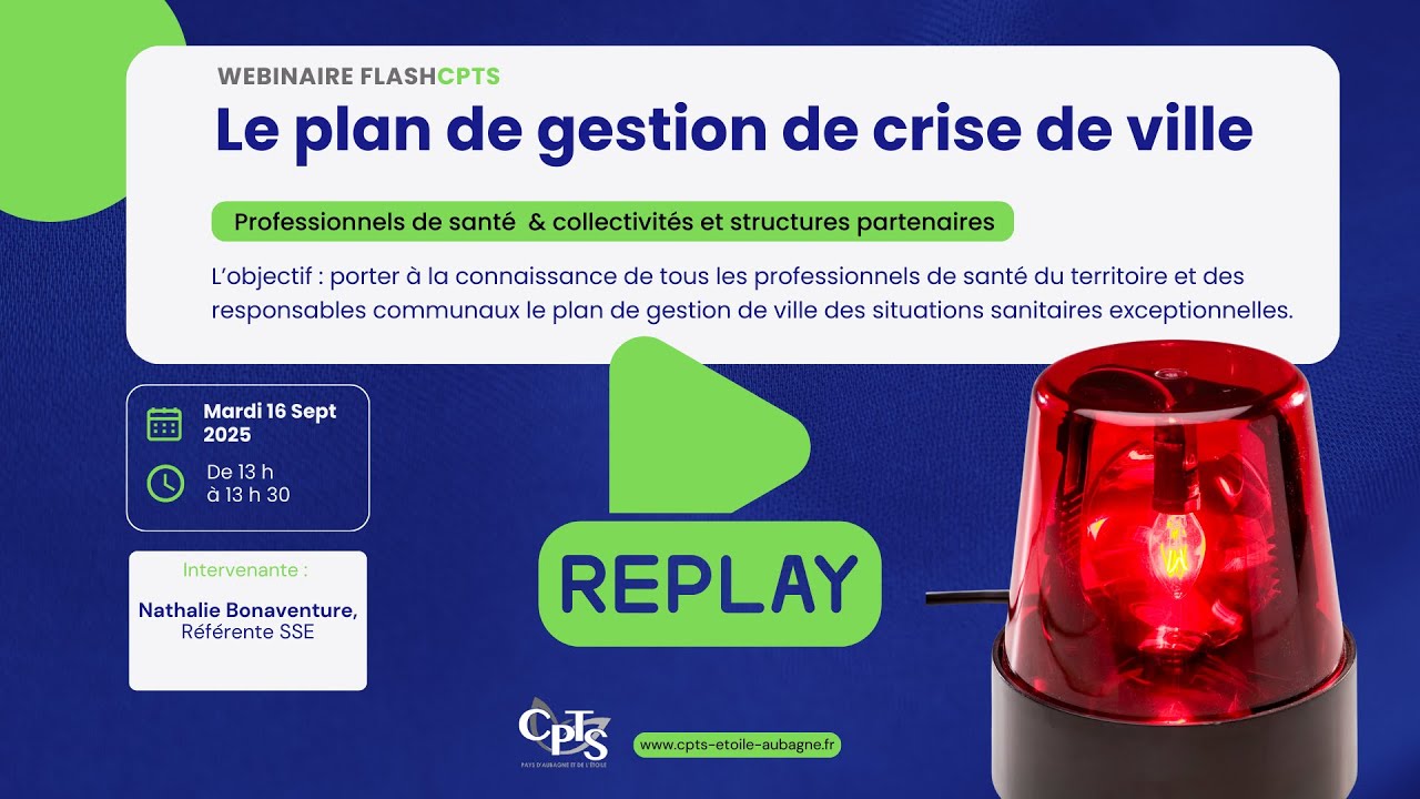 FlashCPTS - Gestion des situations sanitaires exceptionnelles #SSE