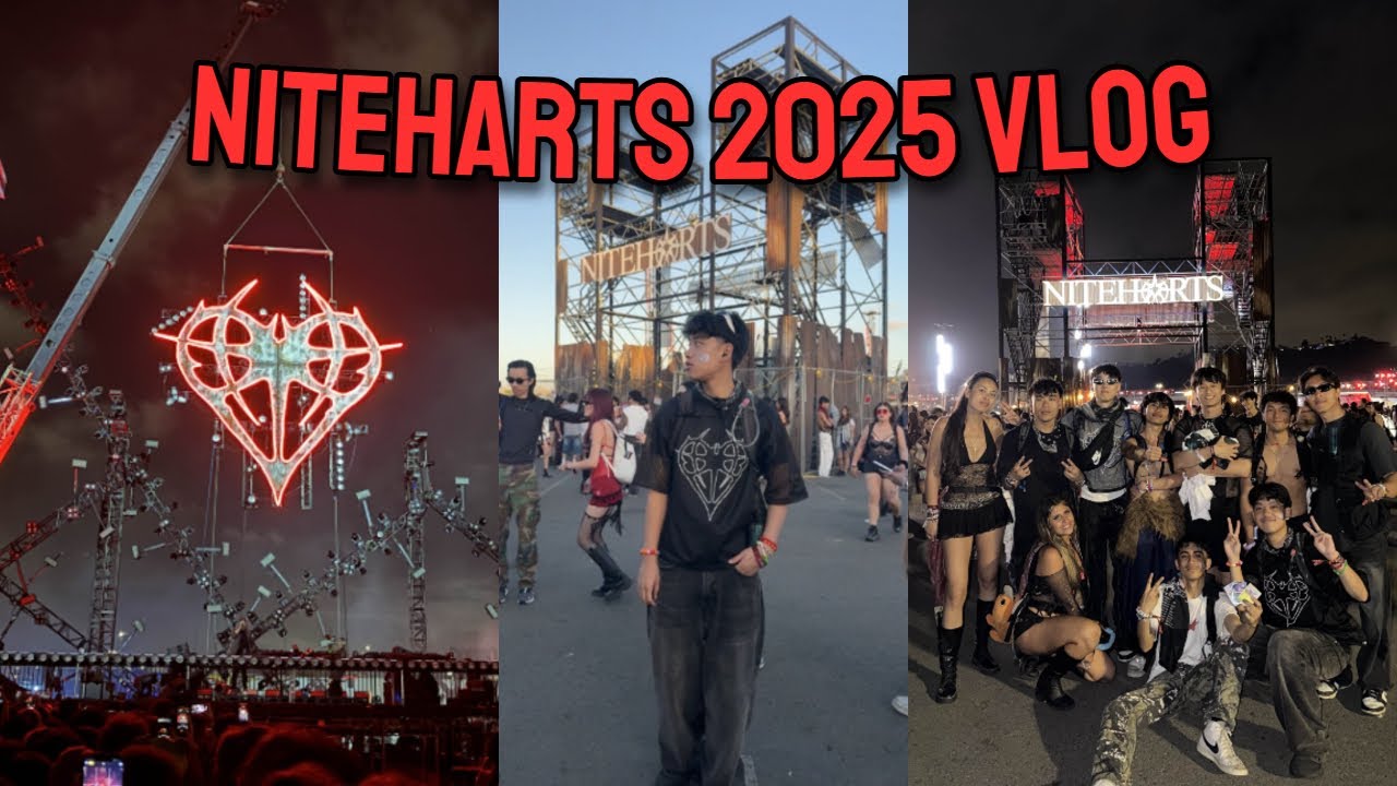 NITEHARTS 2025 MUSIC FESTIVAL | FIRST EVER VLOG!