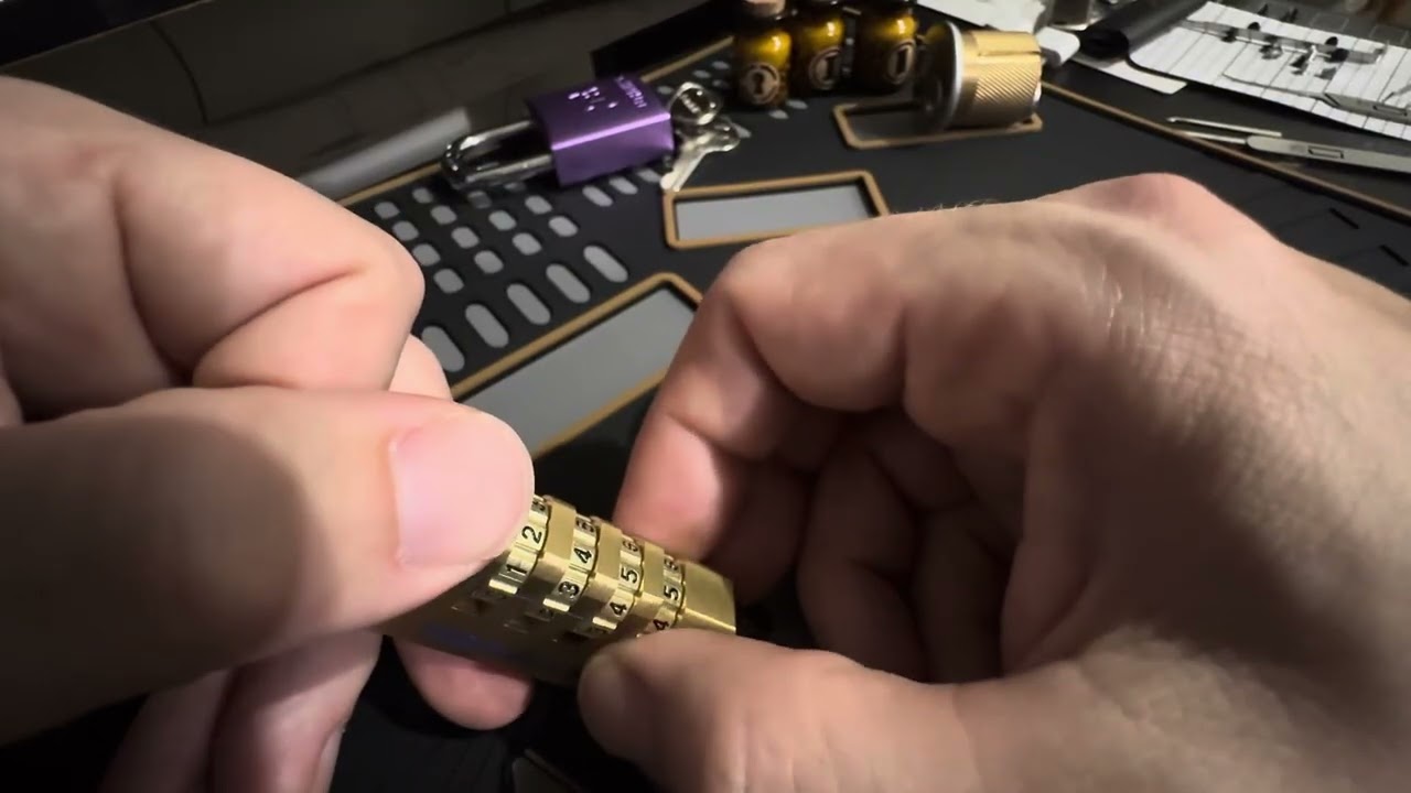 Opening a Brinks Combination Lock without Combination Tutorial