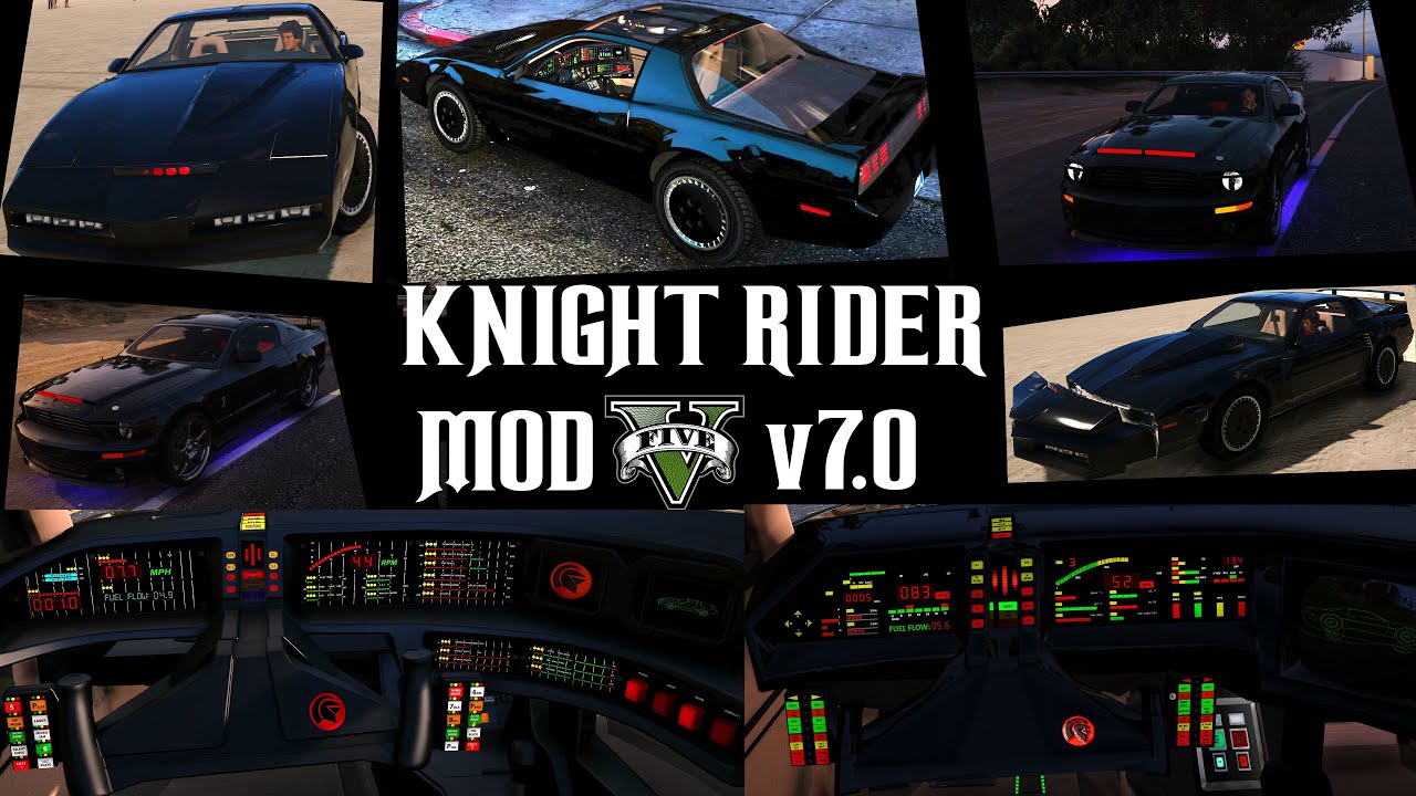 Knight Rider Mod v7.0 for GTA 5 - Full Mod Presentation