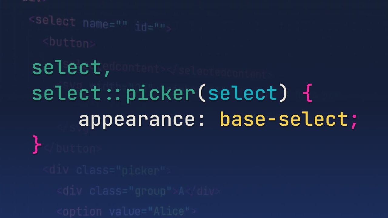 On peut enfin personnaliser les select en CSS !
