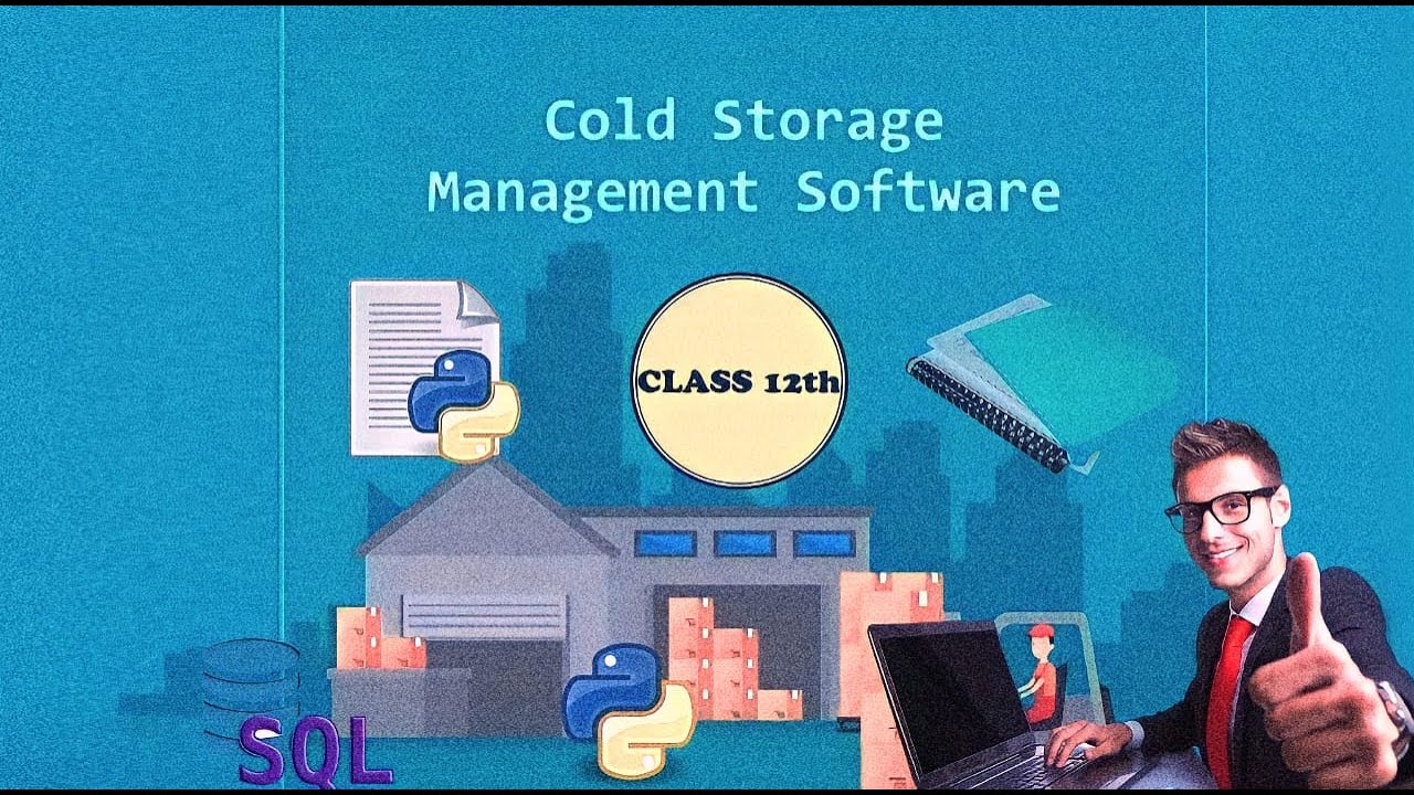 Cold Store Management System || Class 12 CS Project || Computer Science Project Class 12