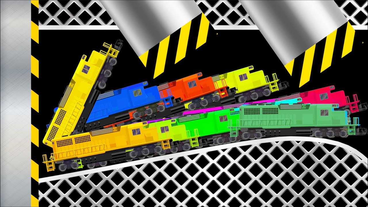 Survival Train Racing - Color Stickman Ragdoll Battle