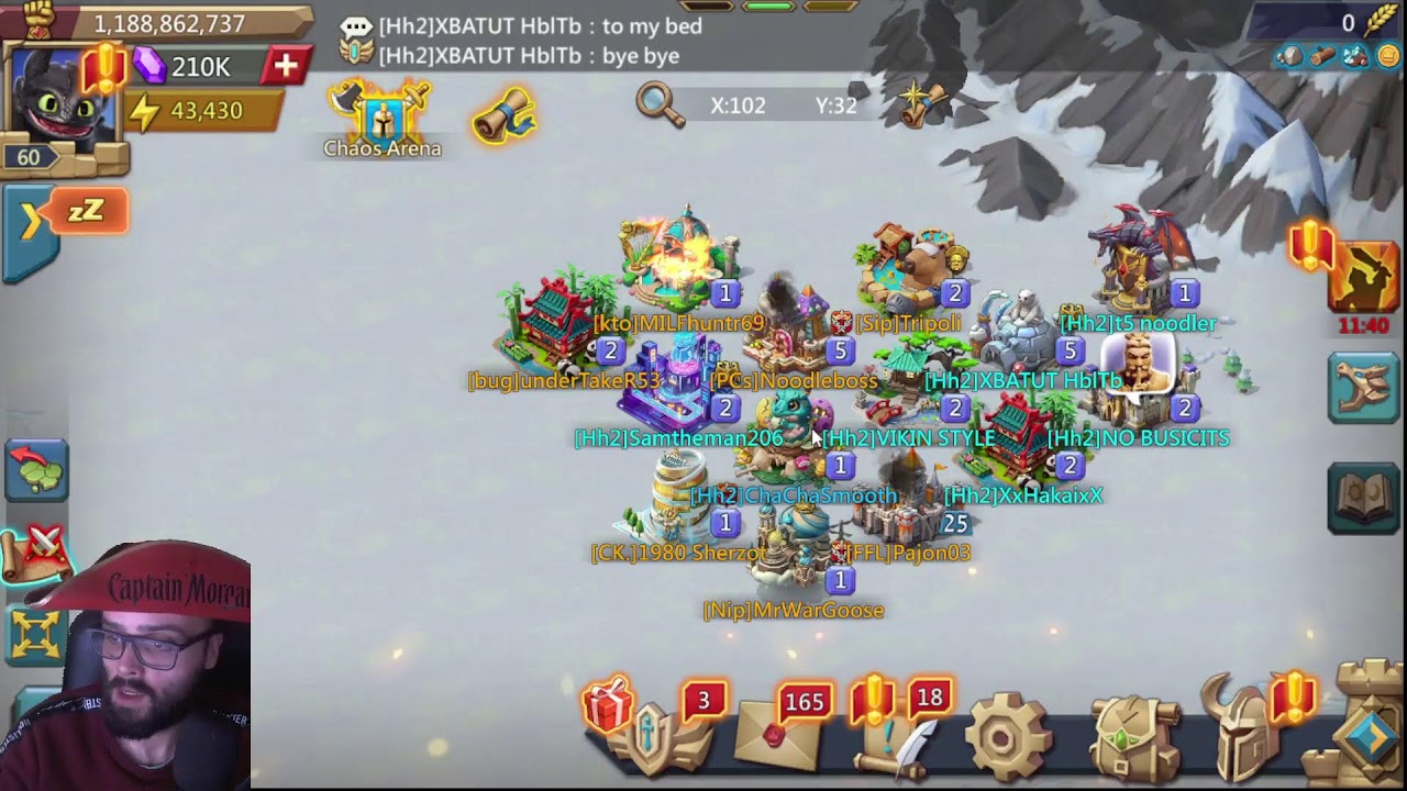CHAOS ARENA! LETS ZERO THEM ALL - Lords Mobile