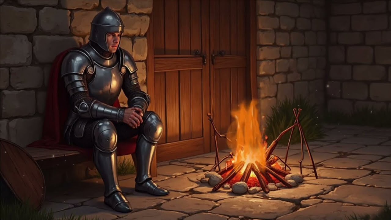 Weary Traveler’s Rest 🛏️ | Cozy Fireplace Sounds in a Medieval Inn 🔥 ASMR Sleep Ambience