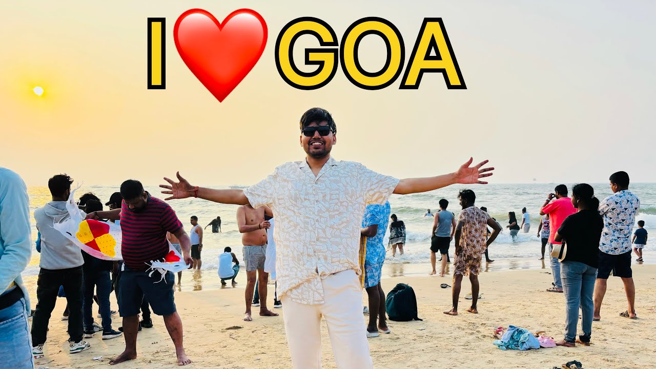 31 December Evening at Calangute Beach 🌊🔥 | New Year Eve Goa Vlog