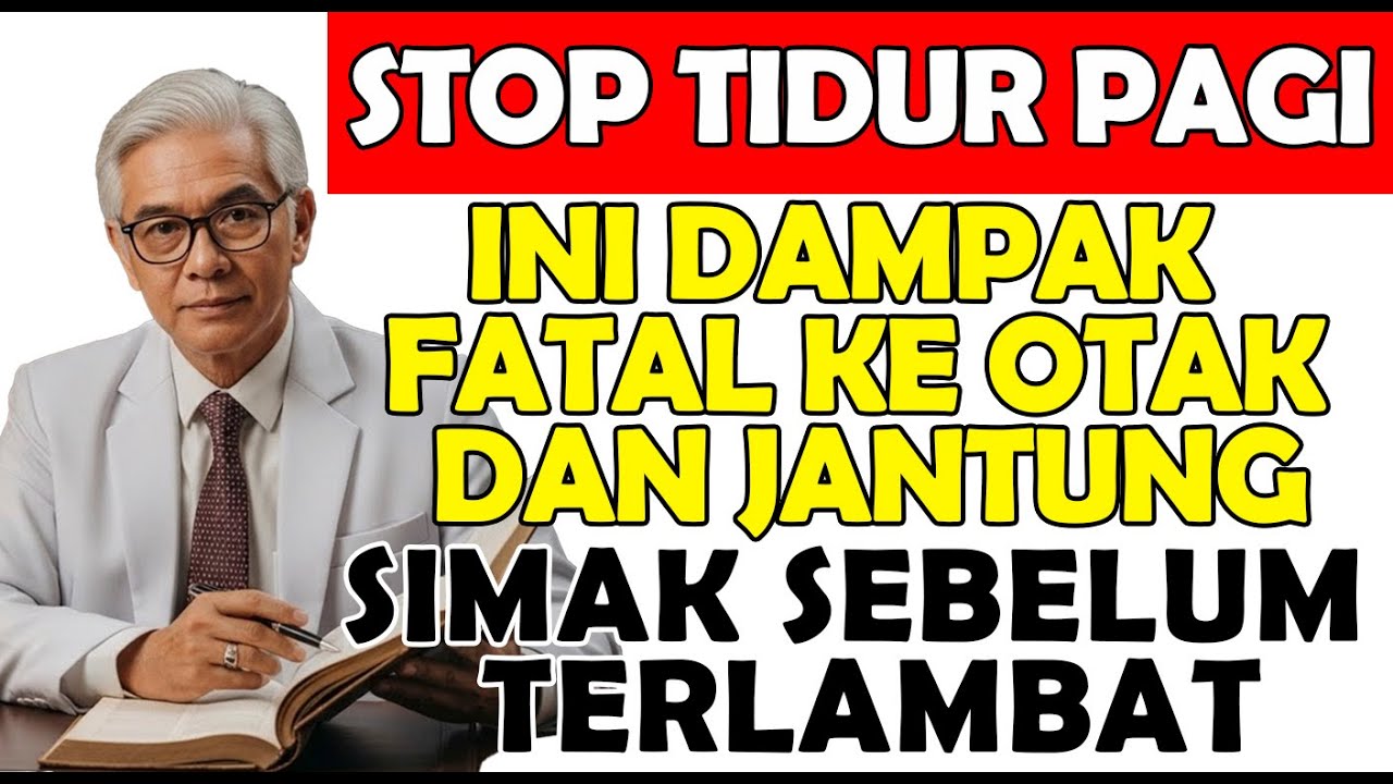 Stop Tidur Pagi! Ini Dampak Fatalnya ke Otak & Jantung (Lansia Wajib Tahu)