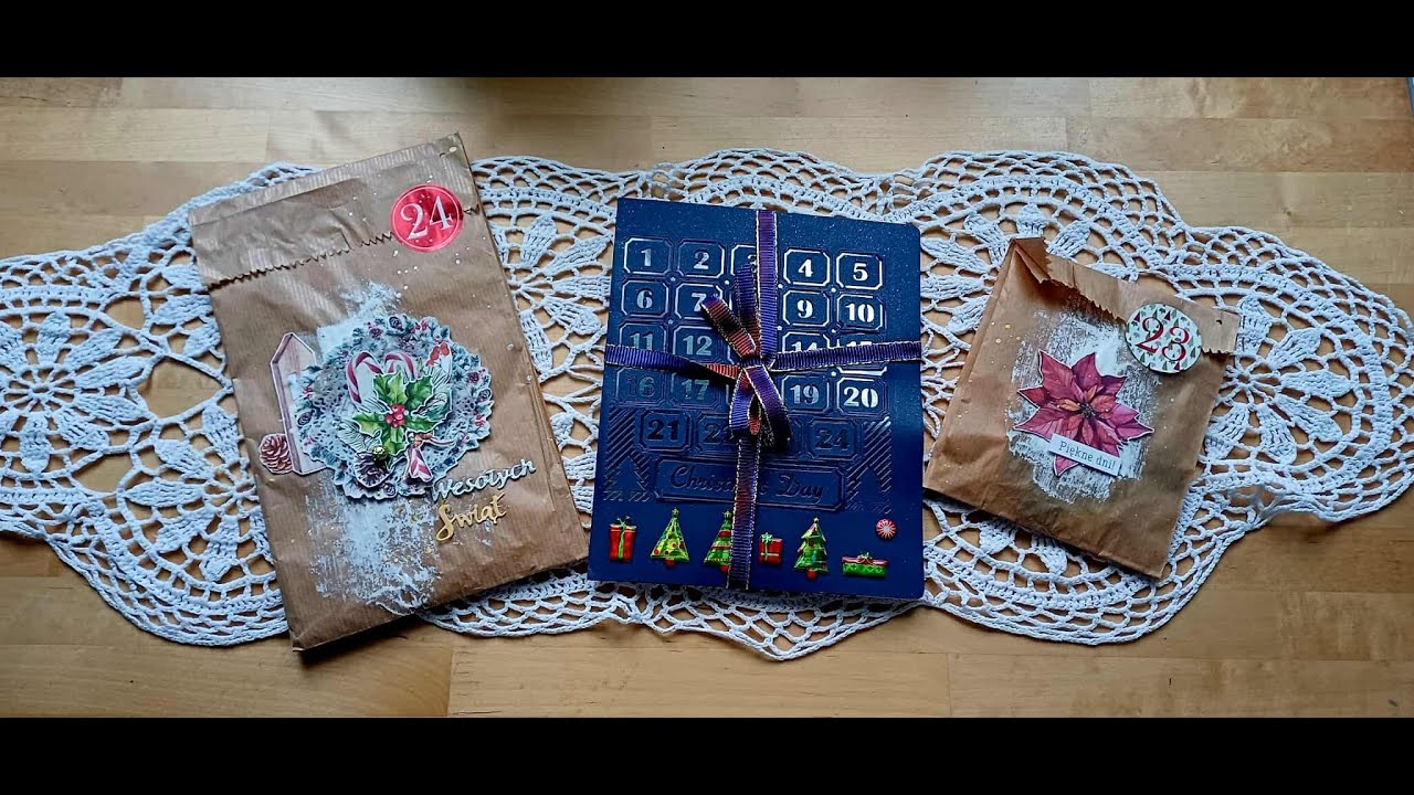 Otwieramy ostatnie torebeczki z Kalendarza Adwentowego od Paulinki z kanału @mapascrapuje