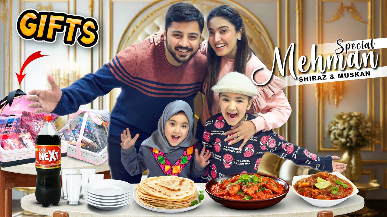 GILGIT BALTISTAN SE AYE SPECIAL MEHMAN ❤️ | Shiraz Or Muskan Ko Home Tour Karwaya 😍