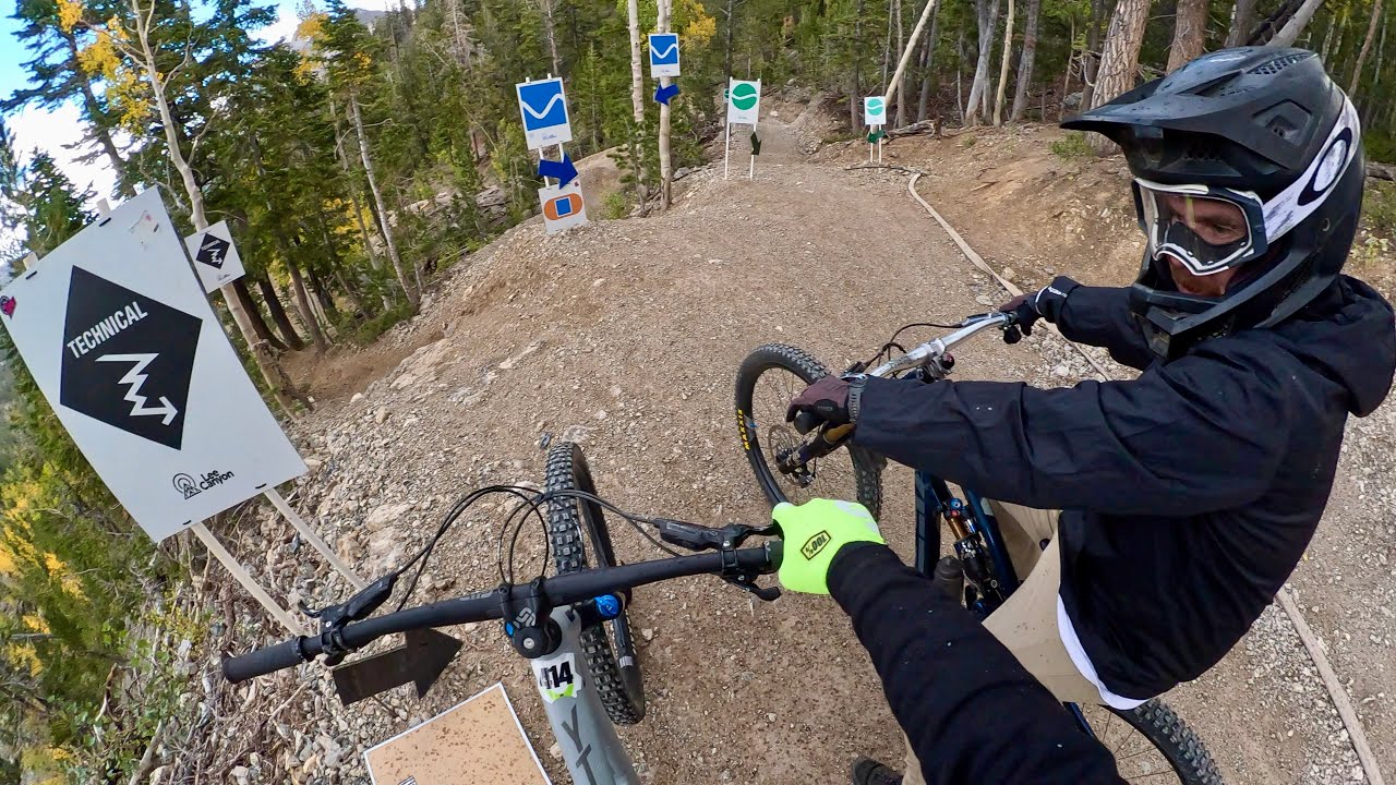 Lee Canyon Black Trail  POV 4K | 2024 MTB LAS VEGAS