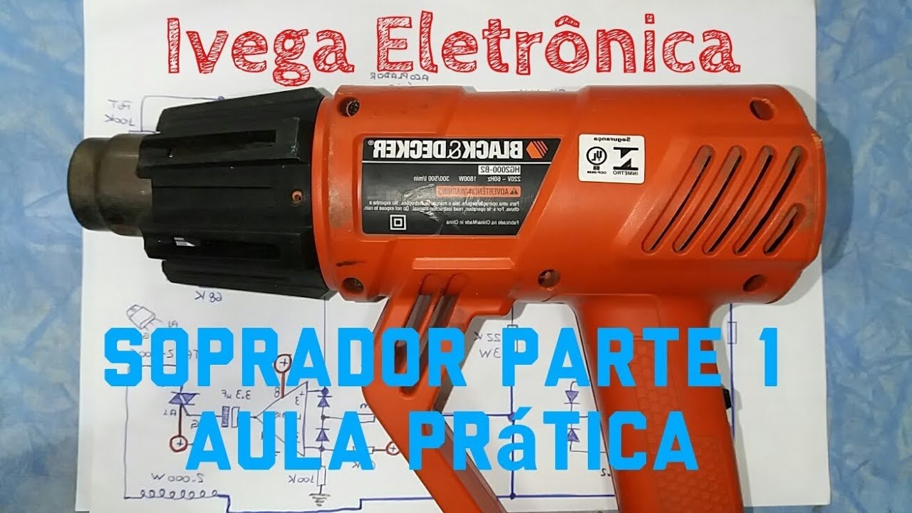 Soprador Black Decker não esquenta #prática