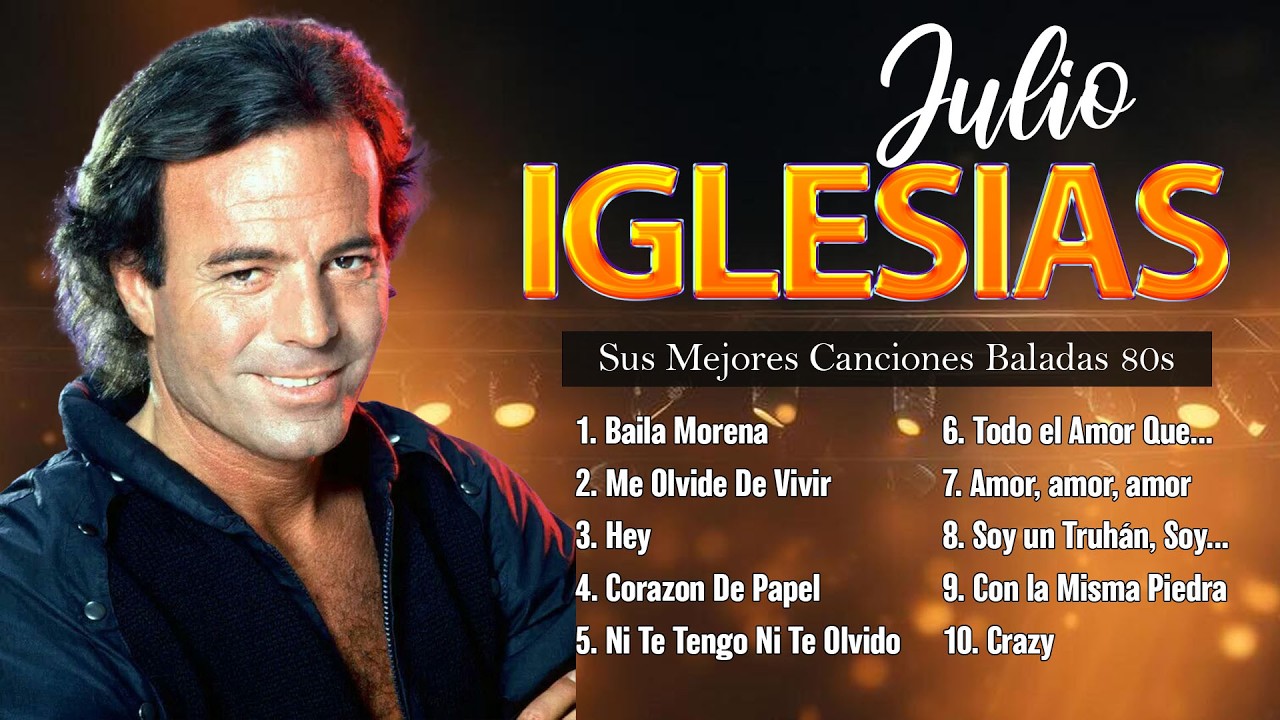 Julio Iglesias Sus Grandes Exitos - Recopilación 30 Éxitos Inolvidable de Julio Iglesias