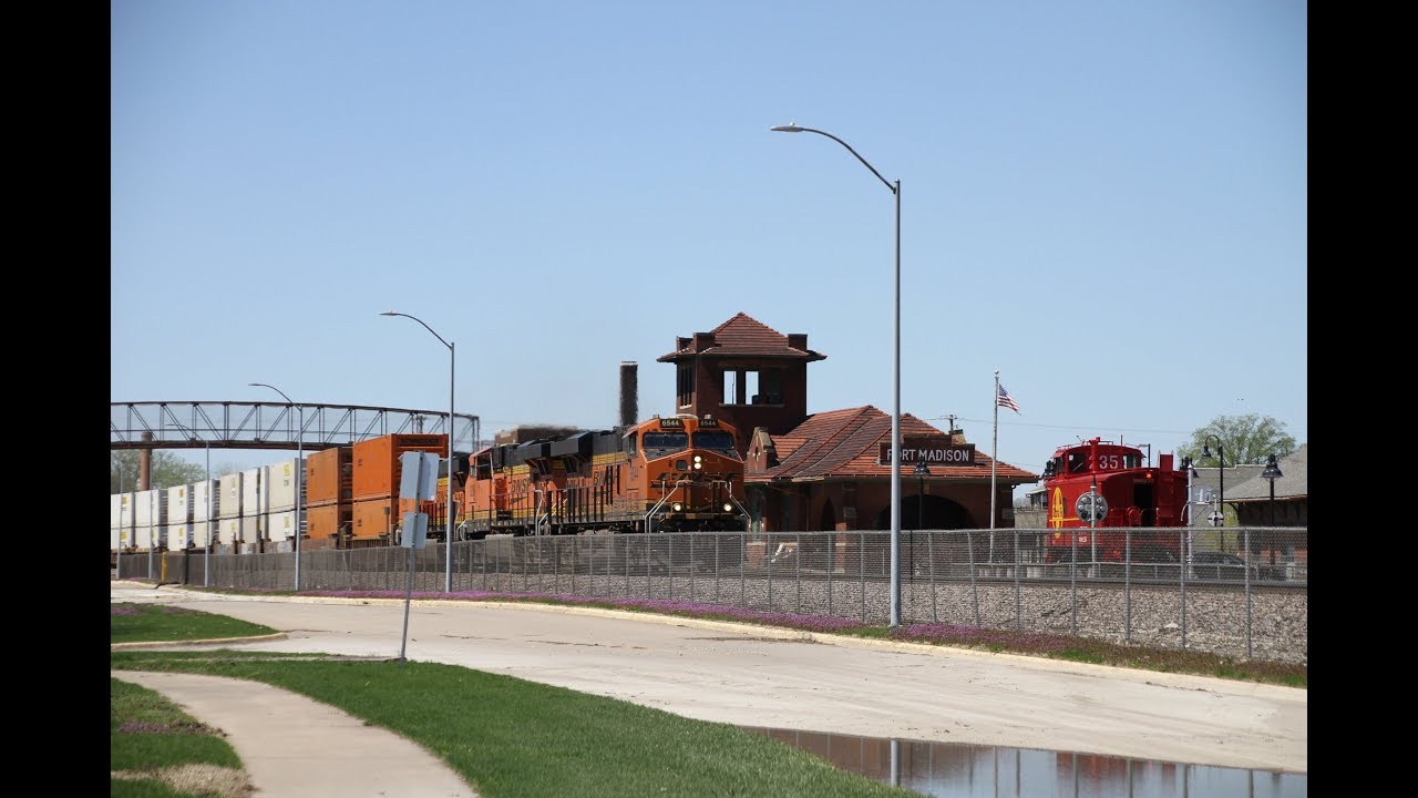 Railfanning Fort Madison, IA 20 April 2019