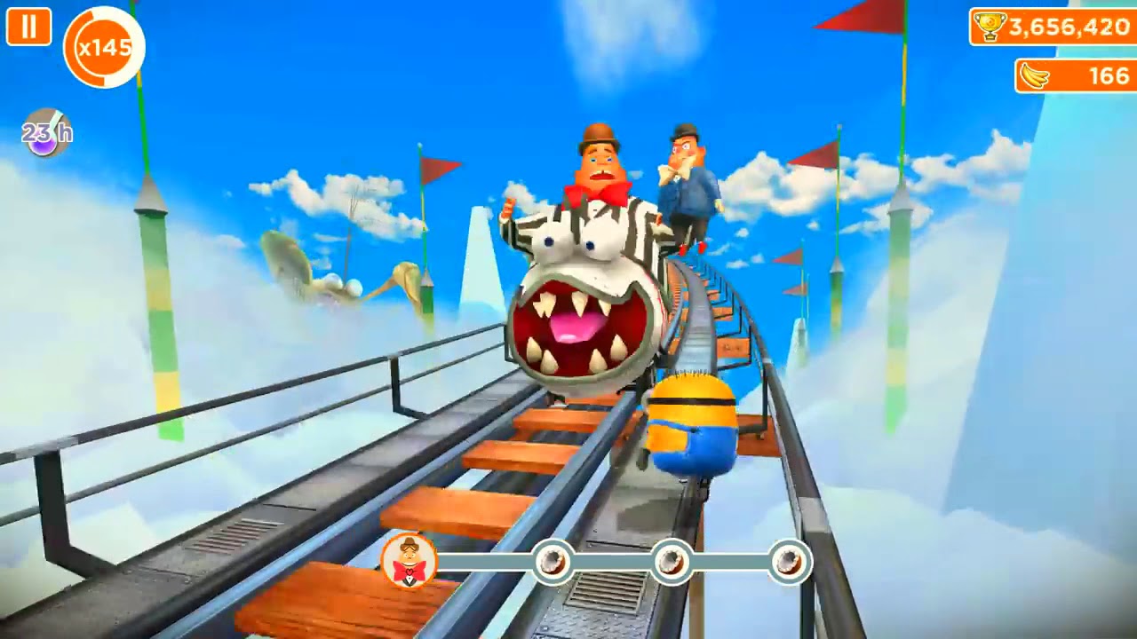 Minion Rush Boss Battles: Vector, Meena, El Macho, VILLAINTRILOQUIST FUNNY VERSION 2X Fast
