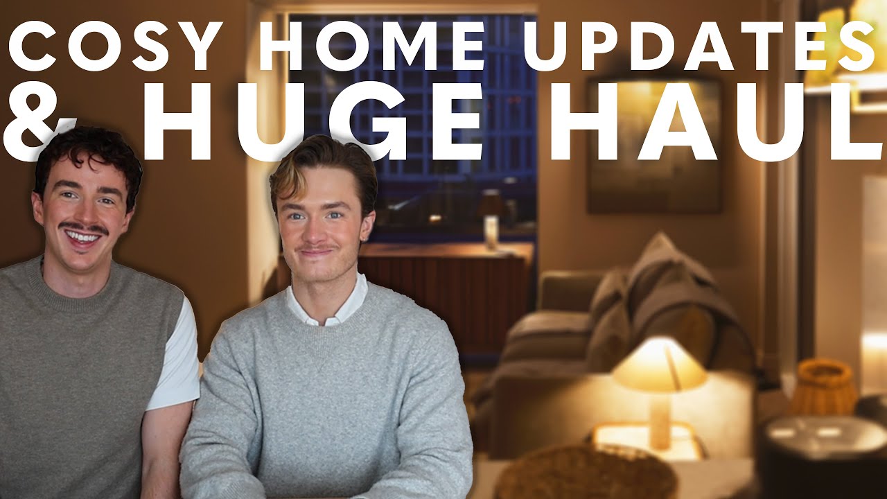 Turning Our London Apartment Into a Cosy Home | Huge Homeware Unboxing & New Furniture Updates