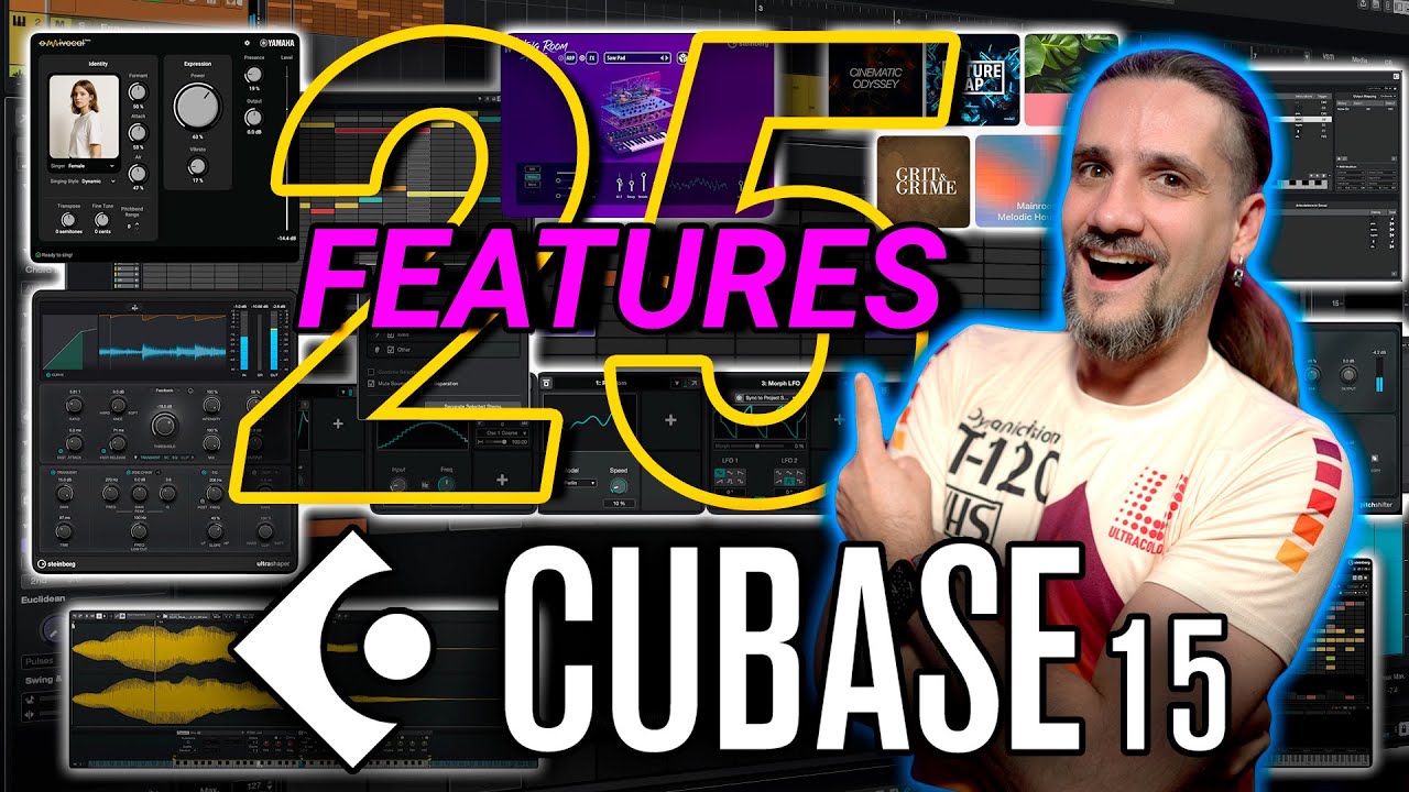 Cubase 15 уже здесь! 25 ⚠️ Новые функции, о которых вам стоит знать! #cubase15