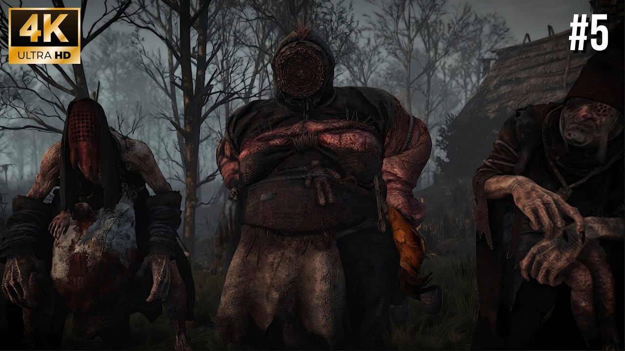 [4K/60FPS] The Witcher 3: The Crones of Crookback Bog