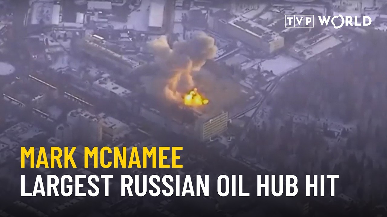 Ukrainian drones hit oil hub in Russia's Krasnodar region | Mark Mcnamee