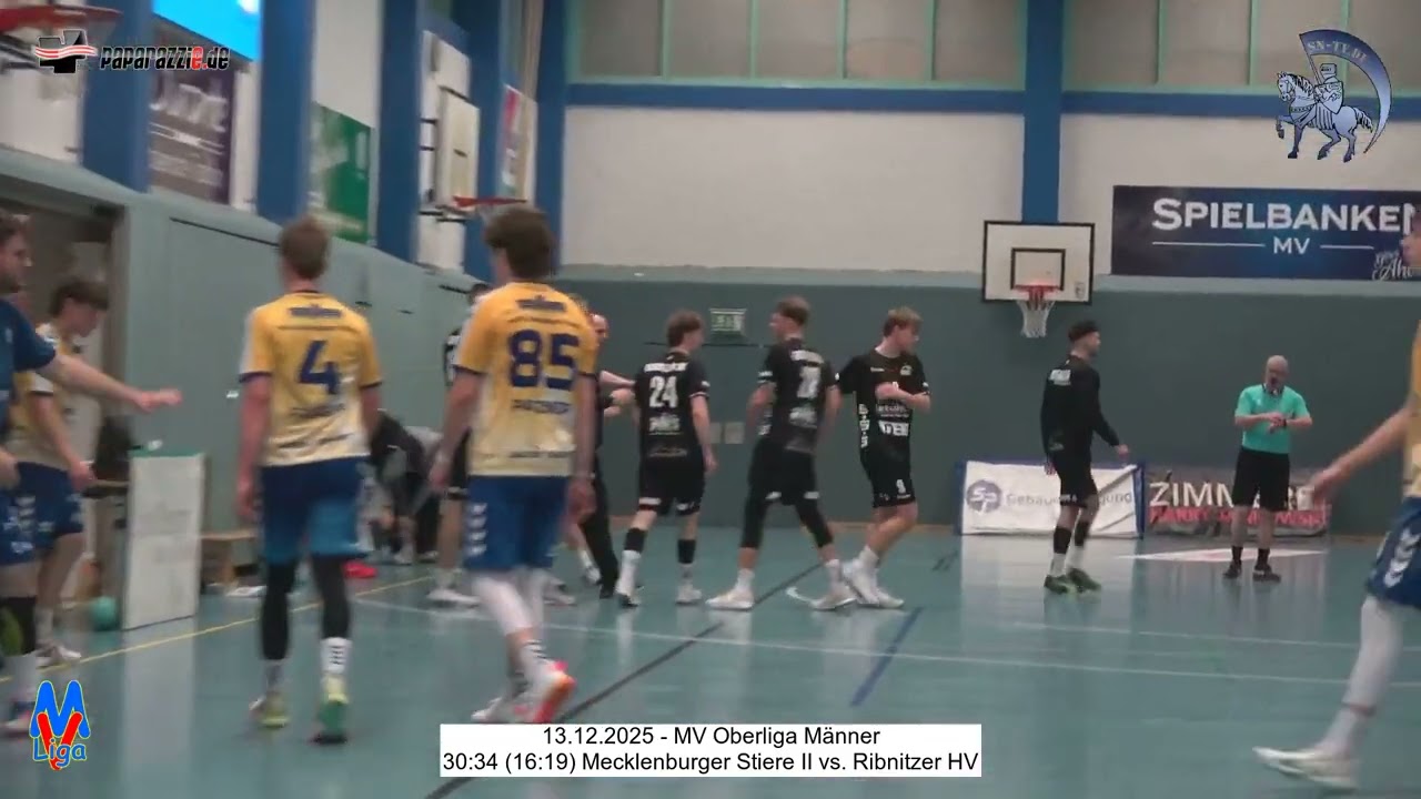 30:34 (16:19) Mecklenburger Stiere II vs. Ribnitzer HV - 13.12.2025