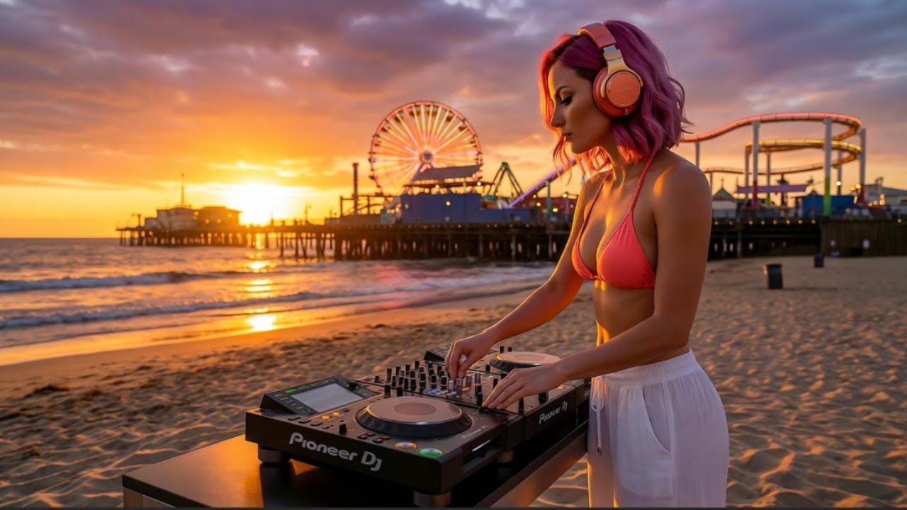 Sunset Over Santa Monica